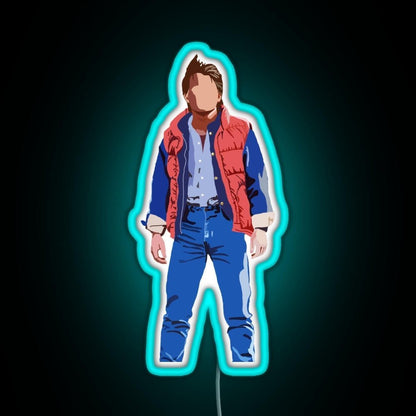 Marty Mcfly Rgb Led Neon Sign Pop Wall Art - Shineneon