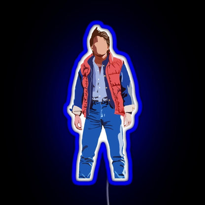 Marty Mcfly Rgb Led Neon Sign Pop Wall Art - Shineneon