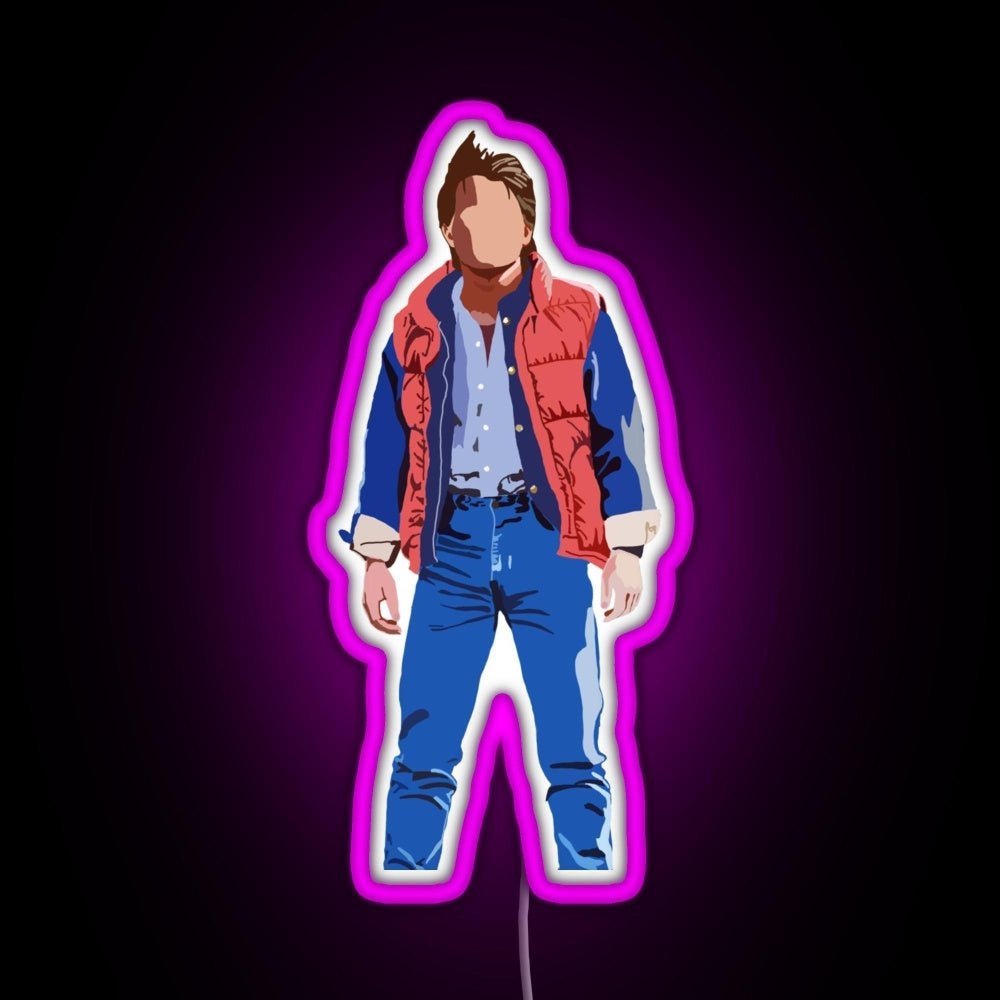 Marty Mcfly Rgb Led Neon Sign Pop Wall Art - Shineneon