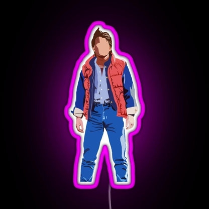 Marty Mcfly Rgb Led Neon Sign Pop Wall Art - Shineneon