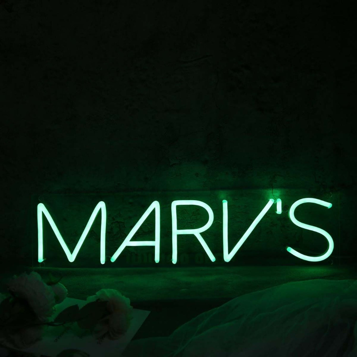 Marv S Green Led Neon Sign - Shineneon