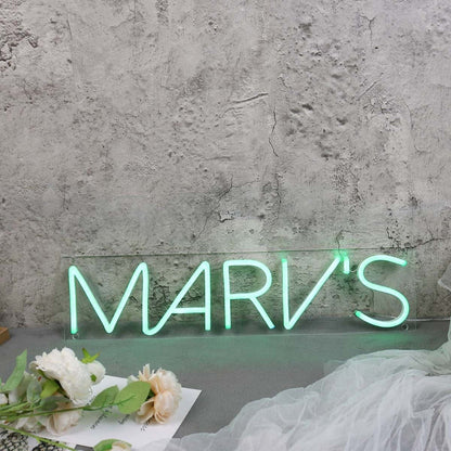 Marv S Green Led Neon Sign - Shineneon