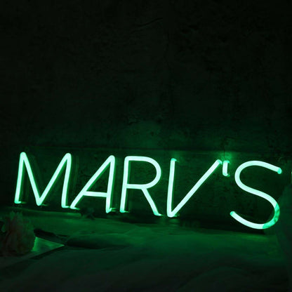 Marv S Green Led Neon Sign - Shineneon