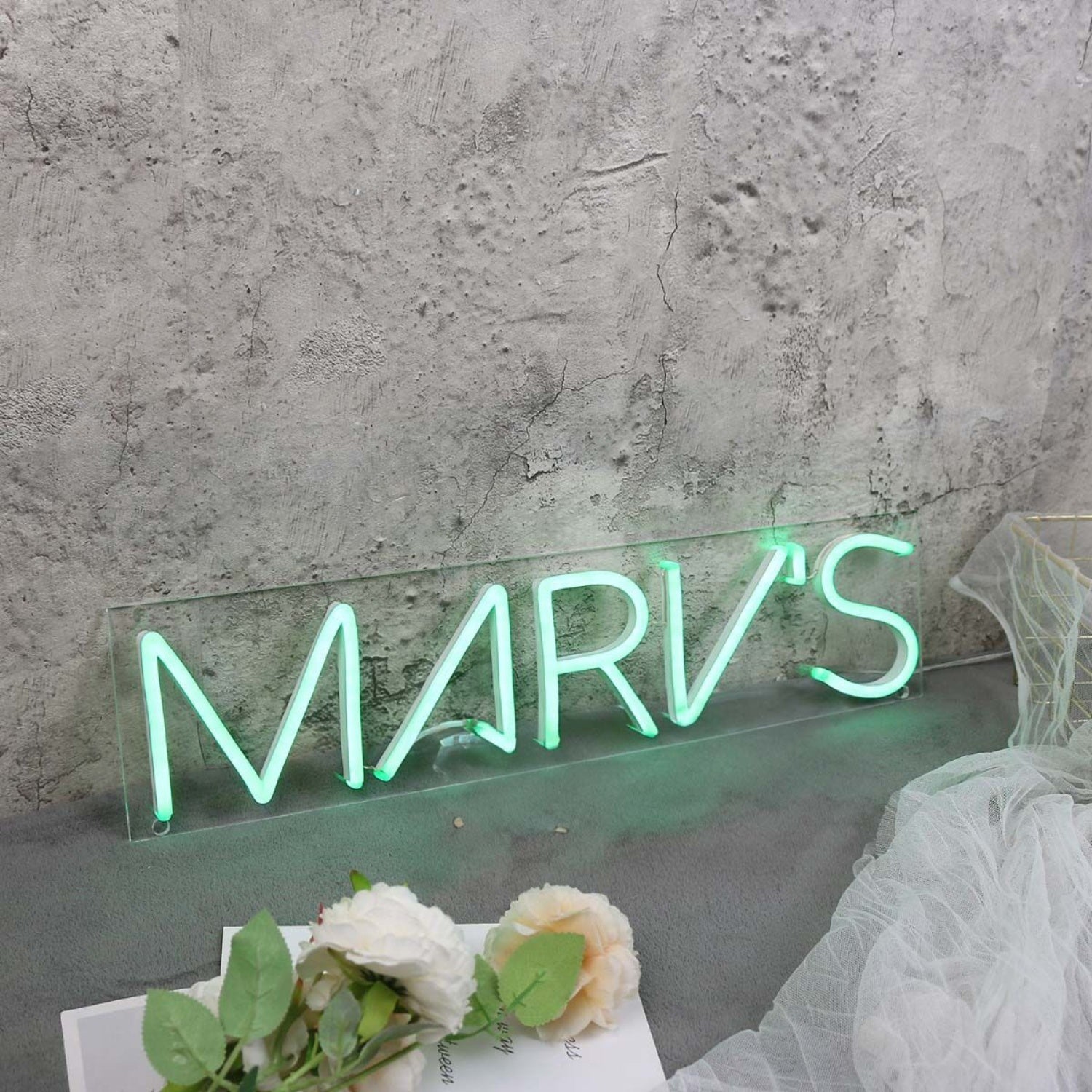 Marv S Green Led Neon Sign - Shineneon