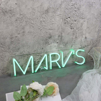 Marv S Green Led Neon Sign - Shineneon