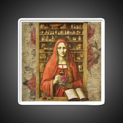 Mary Magdalene Apothecary Hemp Inspired Green Leaf Led Neon Sign Rgb Color - LED neon sign view 11