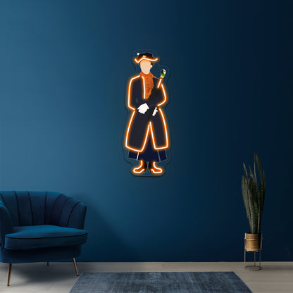 Mary Poppins Iii Artwork Neon Wall Signs - LED neon sign view 6