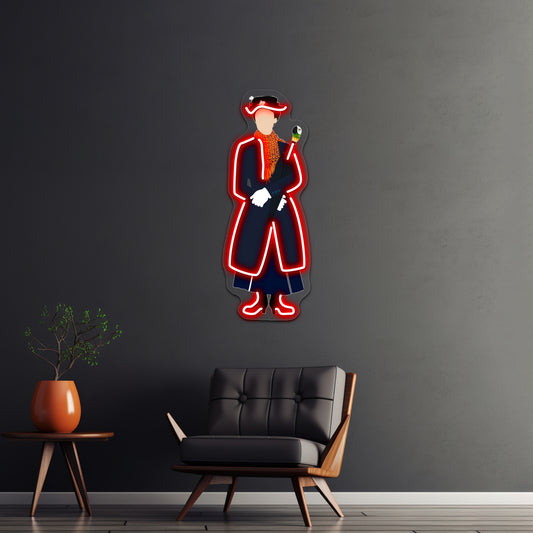 Mary Poppins Iii Artwork Neon Wall Signs