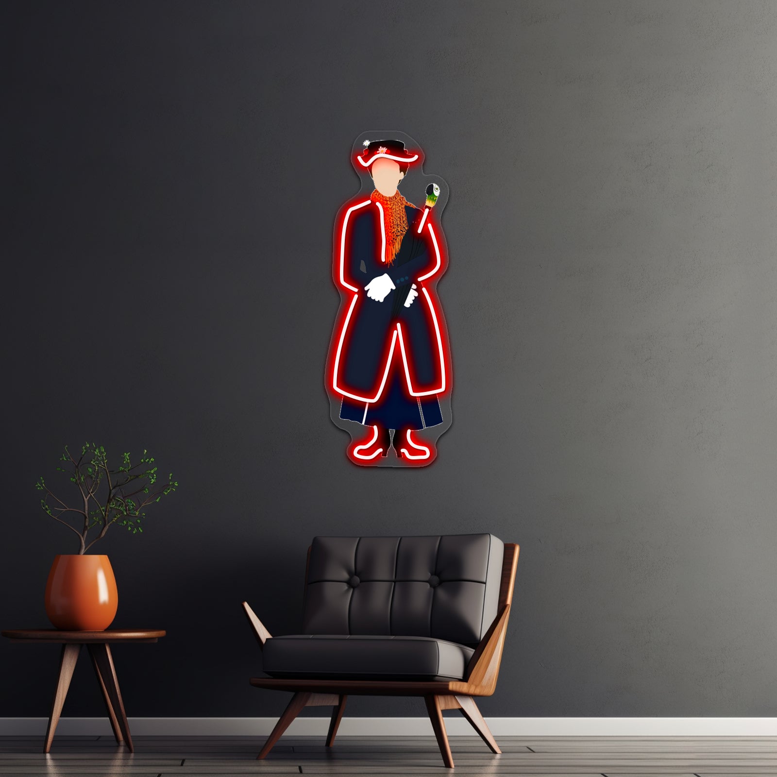 Mary Poppins Iii Artwork Neon Wall Signs - Custom LED neon sign front view