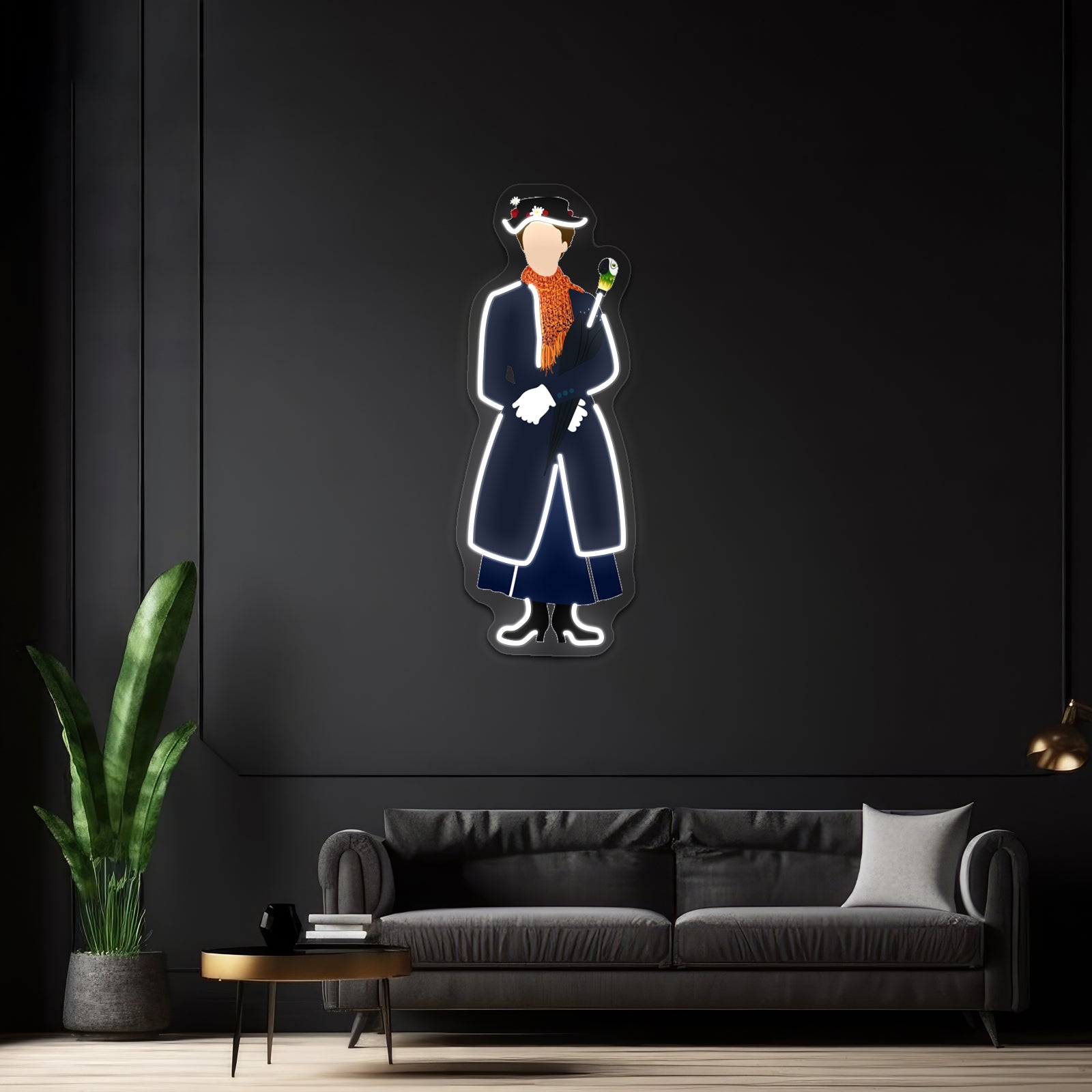Mary Poppins Iii Artwork Neon Wall Signs - LED neon sign view 8