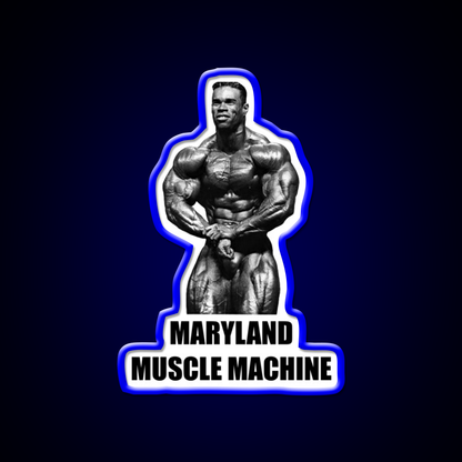Maryland Muscle Machine Gym Fitness Led Neon Sign Rgb Color - LED neon sign view 5