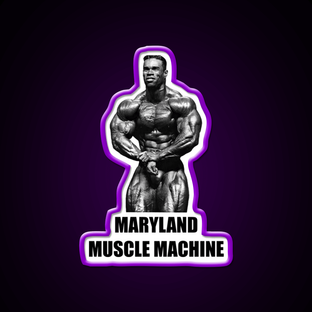 Maryland Muscle Machine Gym Fitness Led Neon Sign Rgb Color - Shineneon