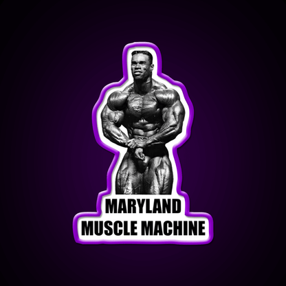 Maryland Muscle Machine Gym Fitness Led Neon Sign Rgb Color - Shineneon