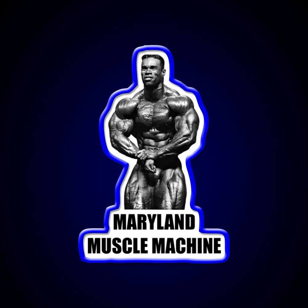 Maryland Muscle Machine Gym Fitness Led Neon Sign Rgb Color - Shineneon