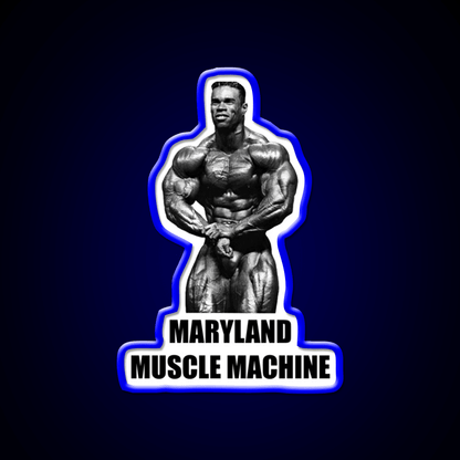 Maryland Muscle Machine Gym Fitness Led Neon Sign Rgb Color - Shineneon