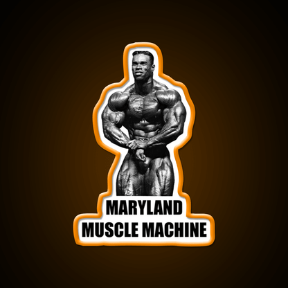 Maryland Muscle Machine Gym Fitness Led Neon Sign Rgb Color - Shineneon