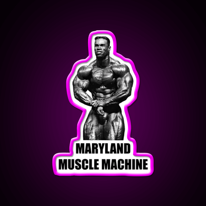 Maryland Muscle Machine Gym Fitness Led Neon Sign Rgb Color - Shineneon