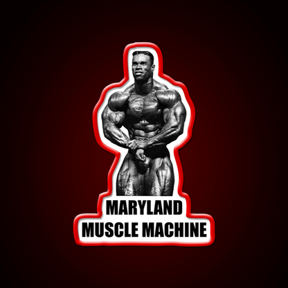Maryland Muscle Machine Gym Fitness Led Neon Sign Rgb Color - Shineneon