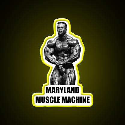 Maryland Muscle Machine Gym Fitness Led Neon Sign Rgb Color - LED neon sign view 7