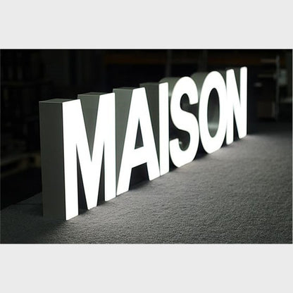 Masion 3D Frontlit Channel Letters Led Light Sign