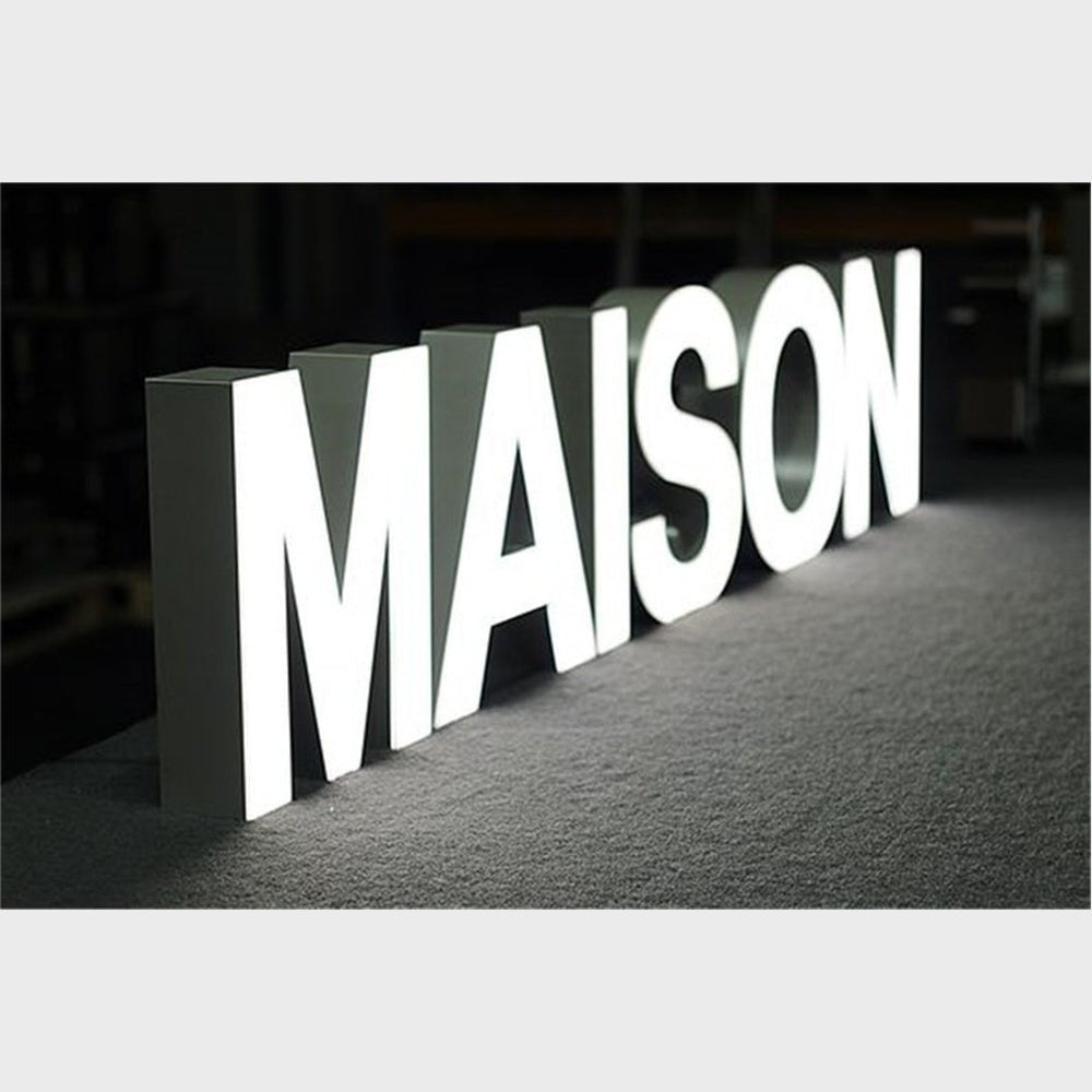 Masion 3D Frontlit Channel Letters Led Light Sign - Shineneon