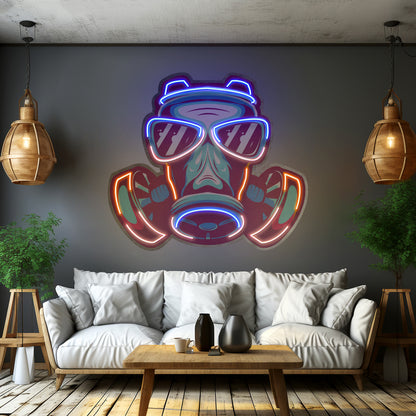 Mask Led Neon Sign Light Custom Led Signs