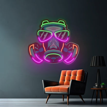 Mask Led Neon Sign Light Custom Led Signs