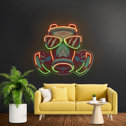 Mask Led Neon Sign Light Custom Led Signs