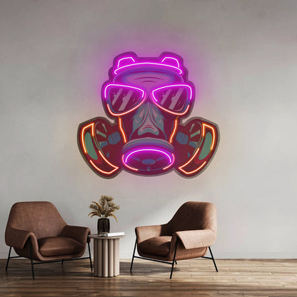 Mask Led Neon Sign Light Custom Led Signs