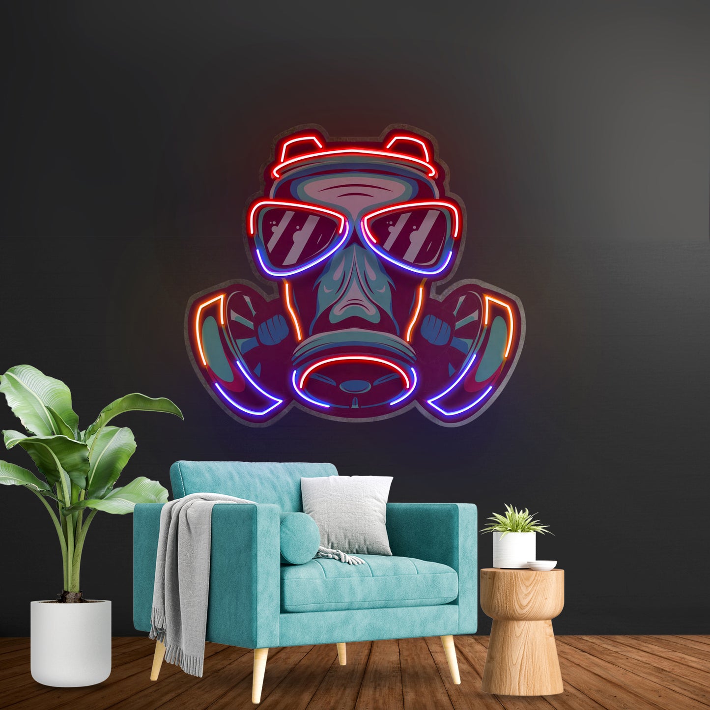 Mask Led Neon Sign Light Custom Led Signs