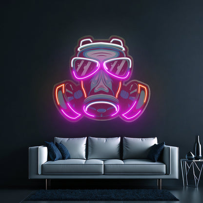 Mask Led Neon Sign Light Custom Led Signs