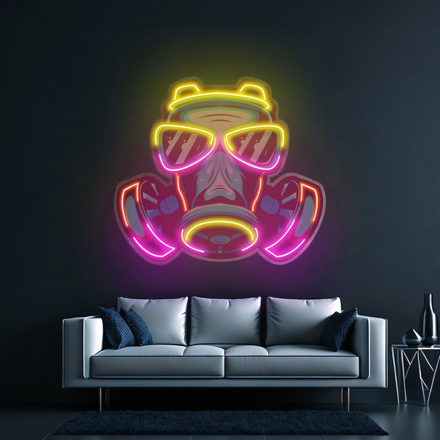 Mask Led Neon Sign Light Custom Led Signs