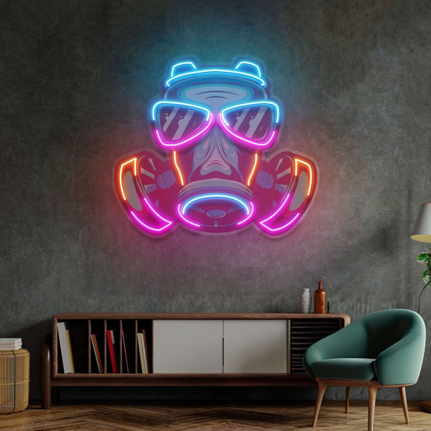 Mask Led Neon Sign Light Pop Art - Shineneon