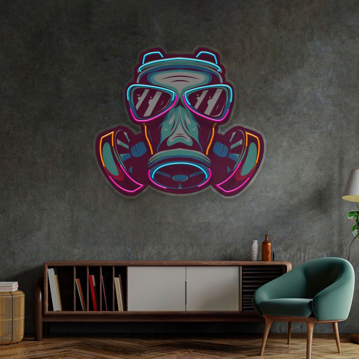 Mask Led Neon Sign Light Pop Art - Shineneon