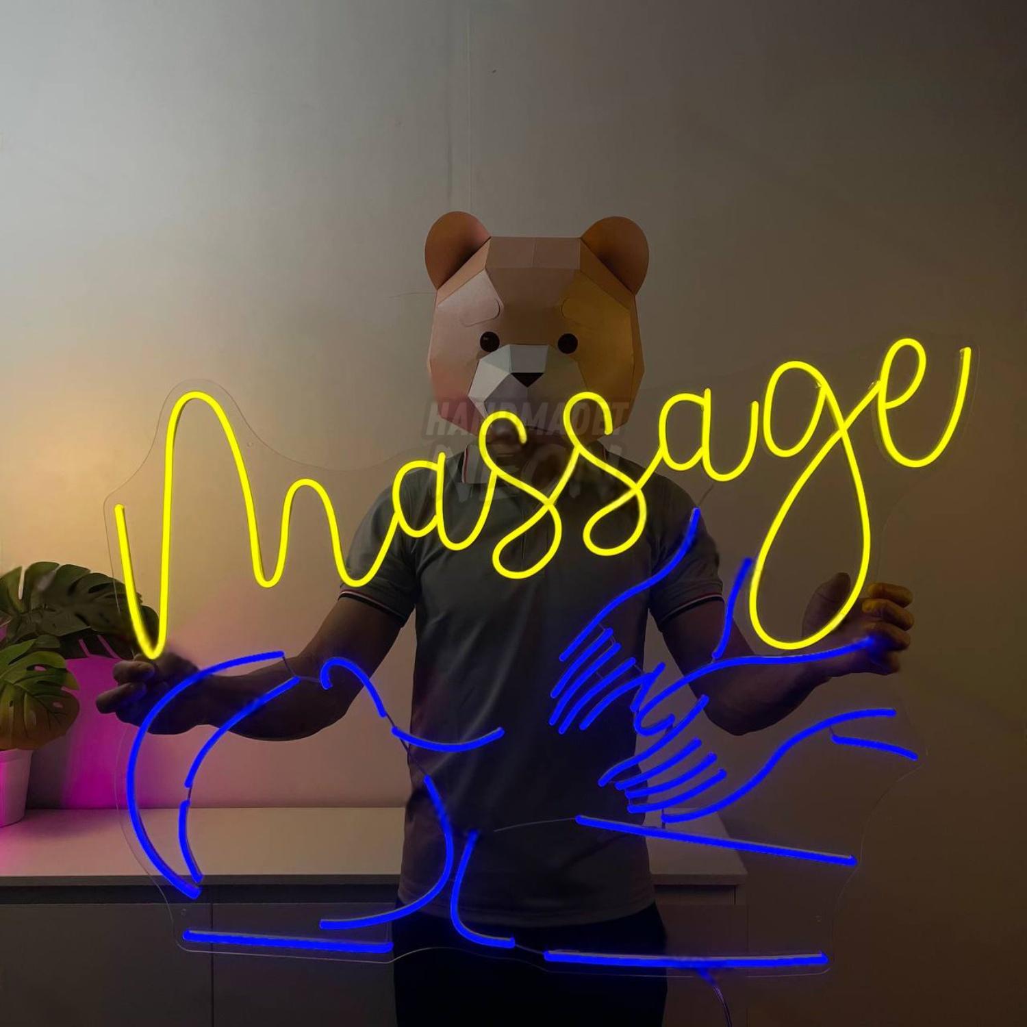 Massage Led Neon Sign Salon Led Neon Sign | Shineneon
