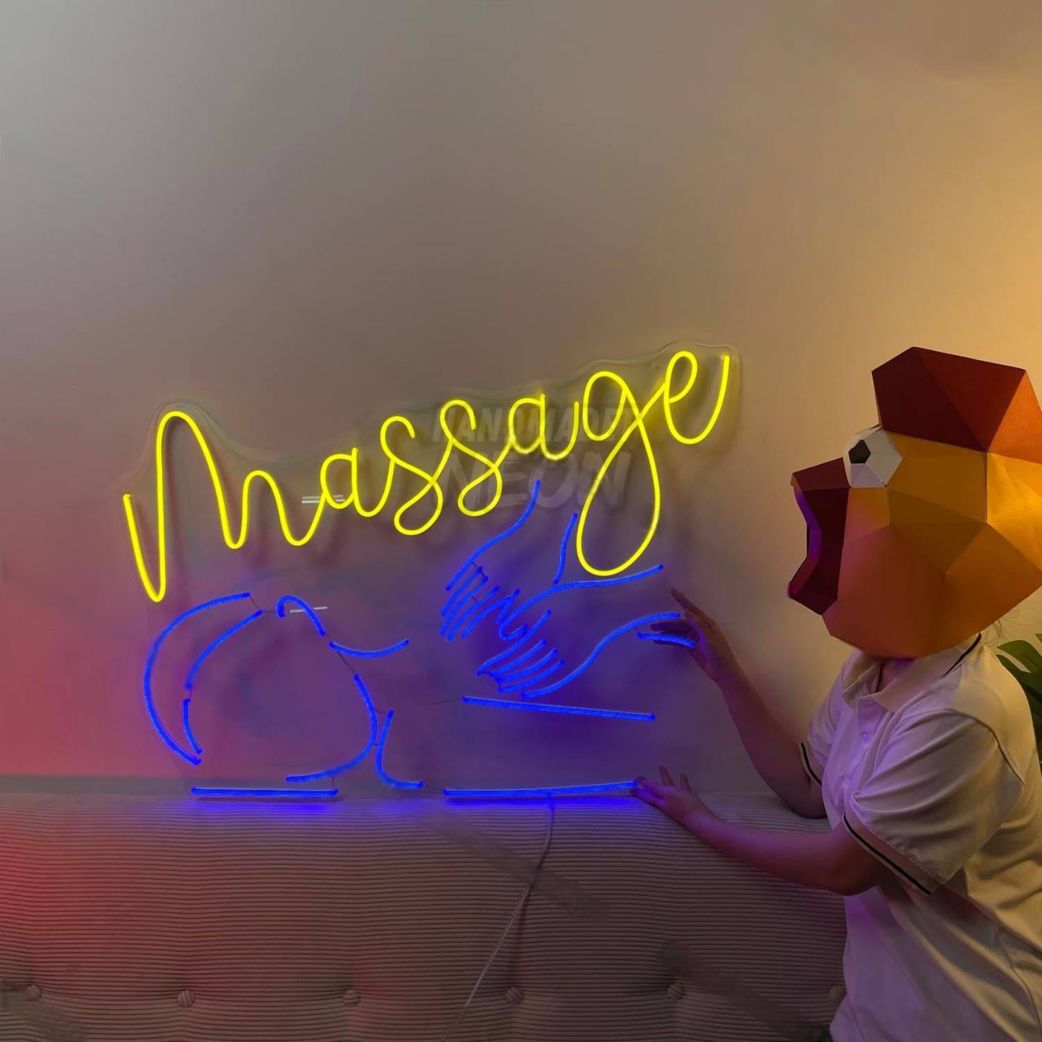 Massage Led Neon Sign Salon Led Neon Sign | Shineneon