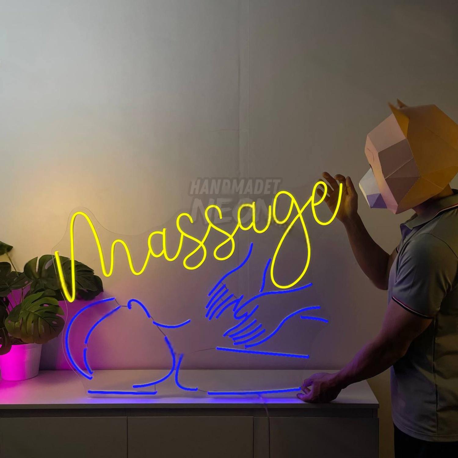 Massage Led Neon Sign Salon Led Neon Sign | Shineneon