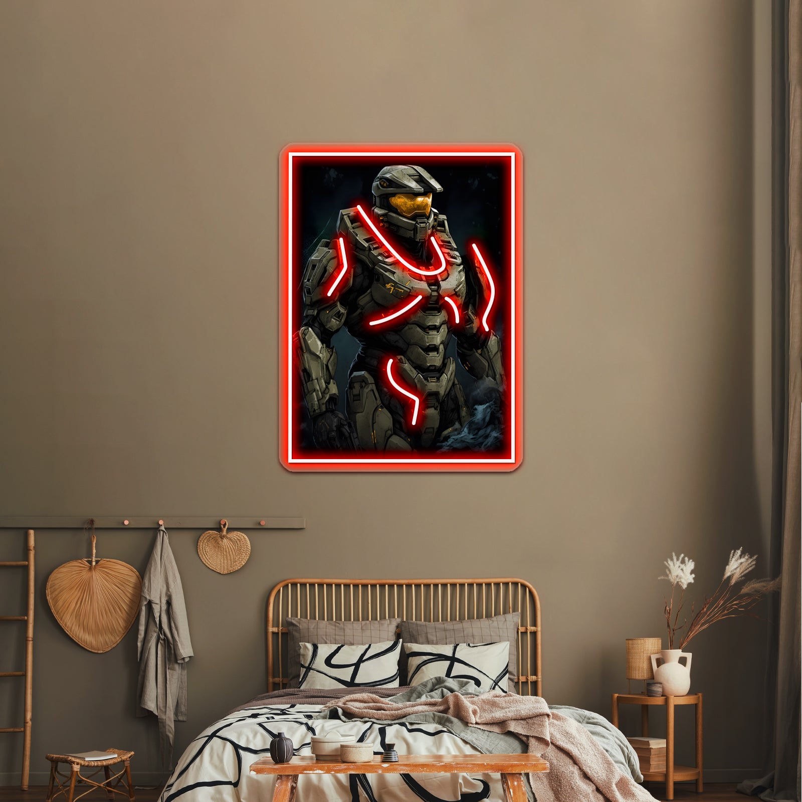 Master Chief Wall Artwork Neon Signs | Shineneon