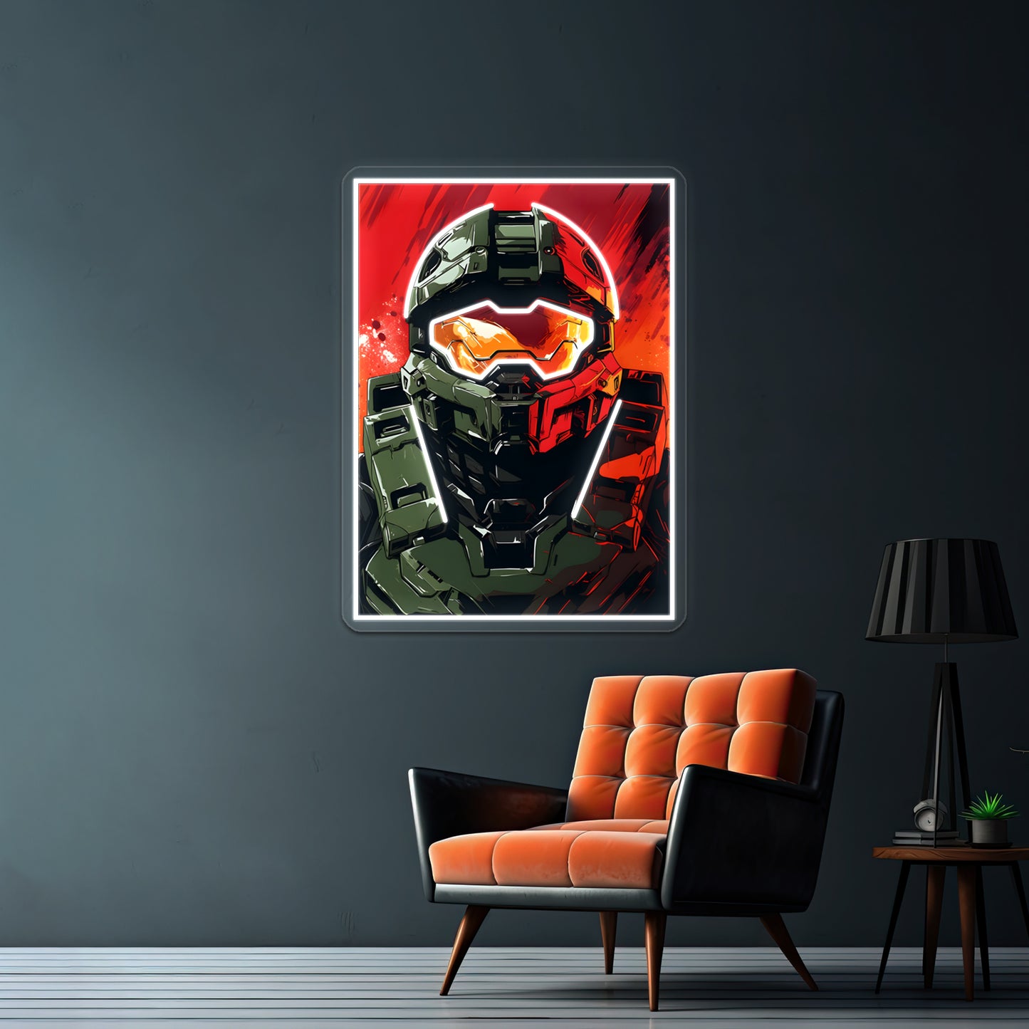 Master Chief Wall Decor Artwork Neon Signs