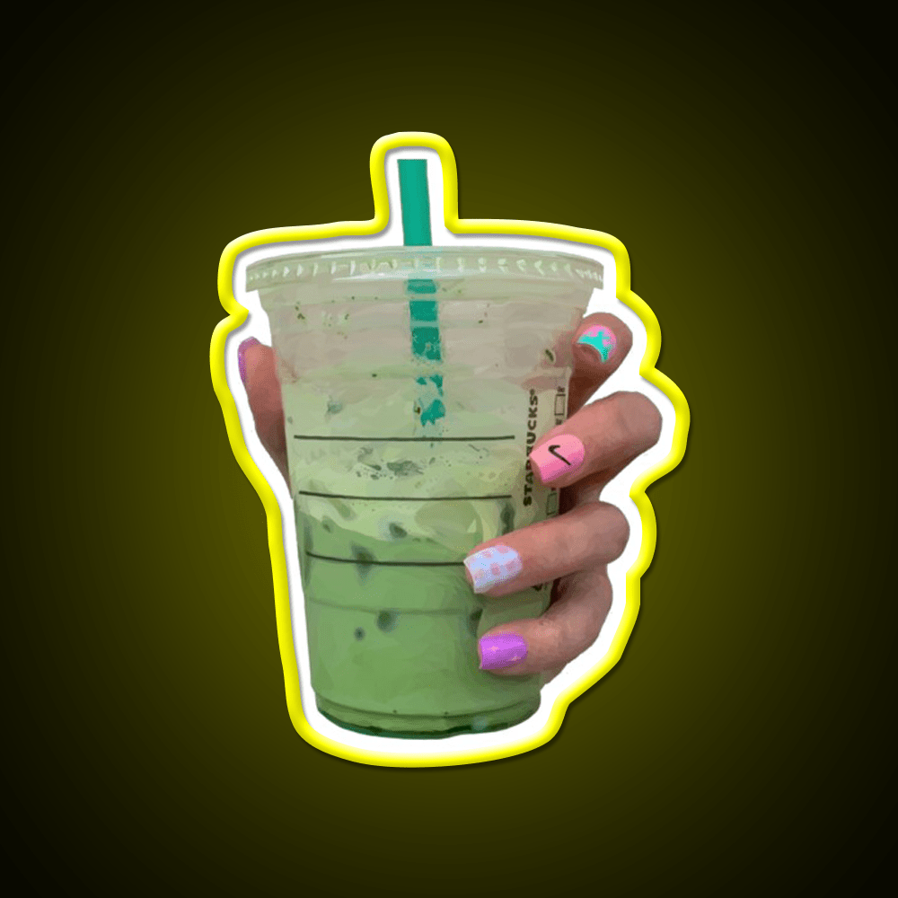 Matcha Please Nail Salon Led Neon Sign Rgb Color - Shineneon