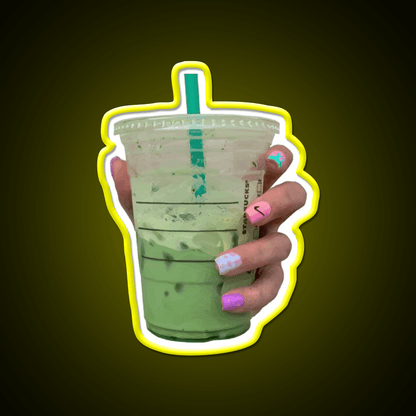 Matcha Please Nail Salon Led Neon Sign Rgb Color - Shineneon
