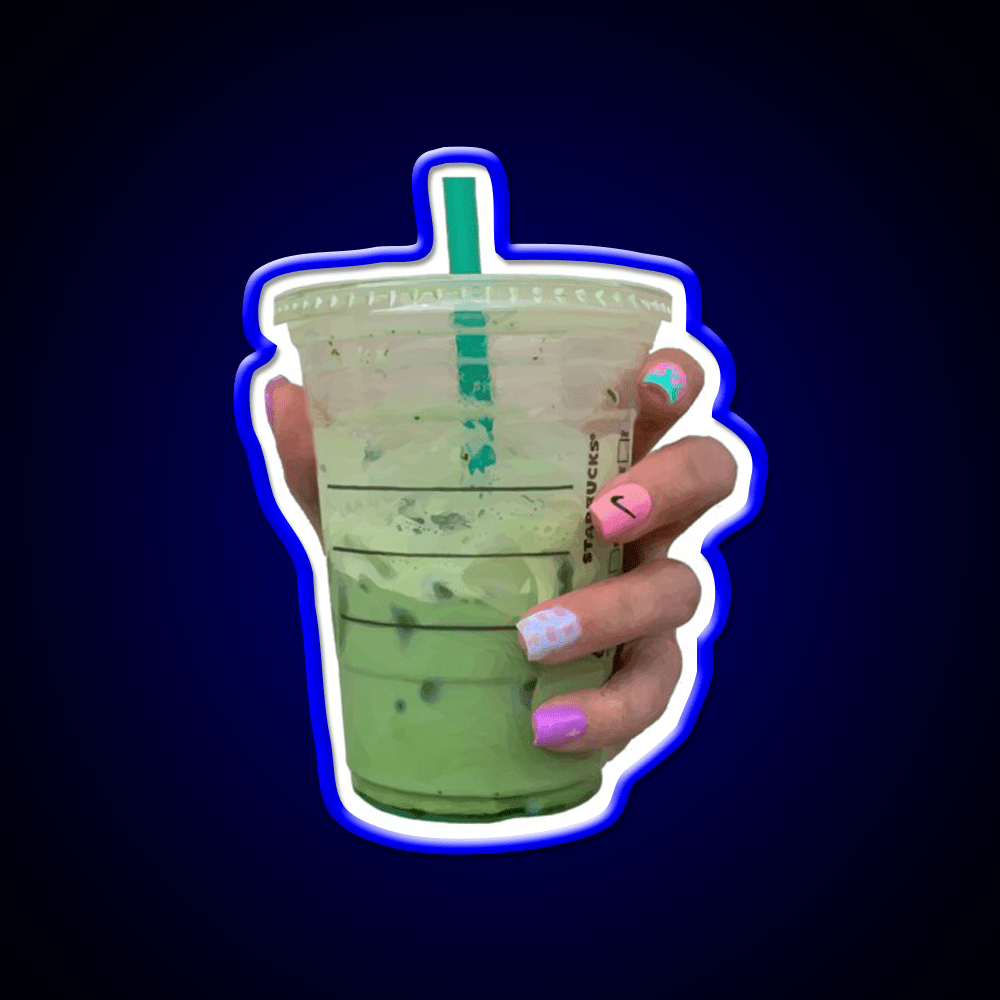 Matcha Please Nail Salon Led Neon Sign Rgb Color - Shineneon