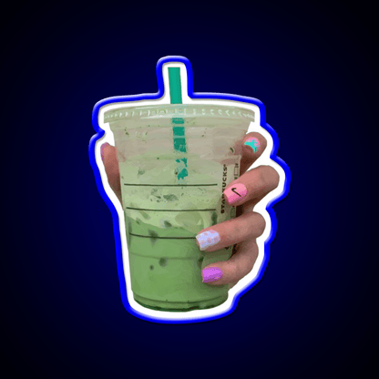 Matcha Please Nail Salon Led Neon Sign Rgb Color - Shineneon