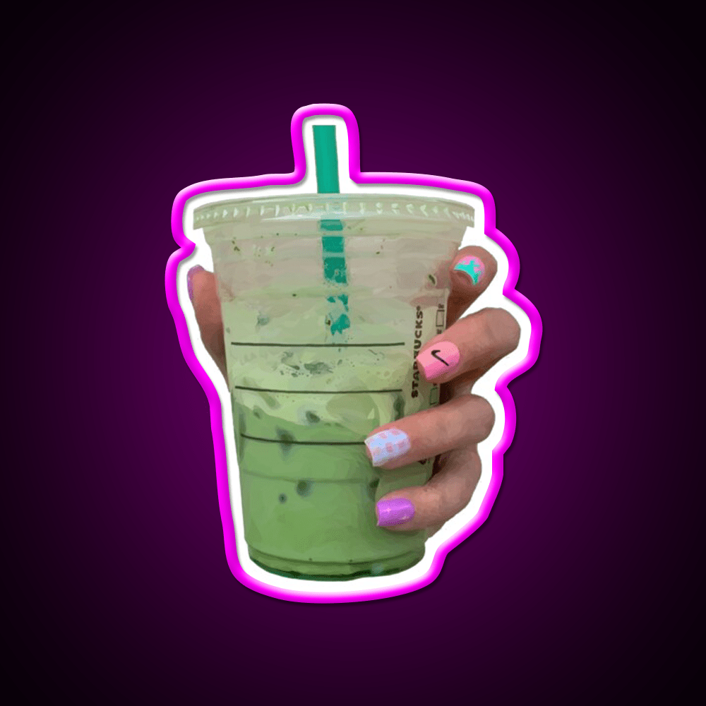 Matcha Please Nail Salon Led Neon Sign Rgb Color - Shineneon