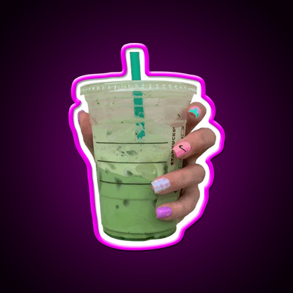 Matcha Please Nail Salon Led Neon Sign Rgb Color - Shineneon