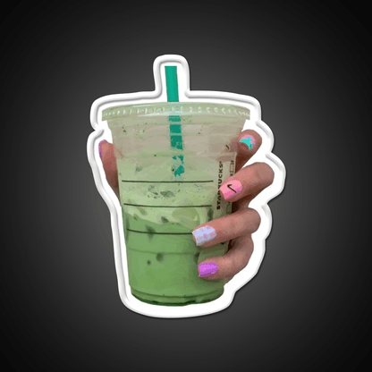 Matcha Please Nail Salon Led Neon Sign Rgb Color - Shineneon