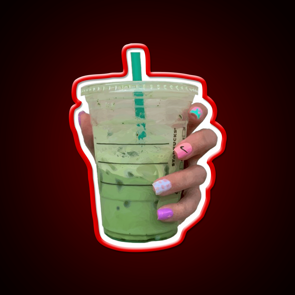 Matcha Please Nail Salon Led Neon Sign Rgb Color - Shineneon