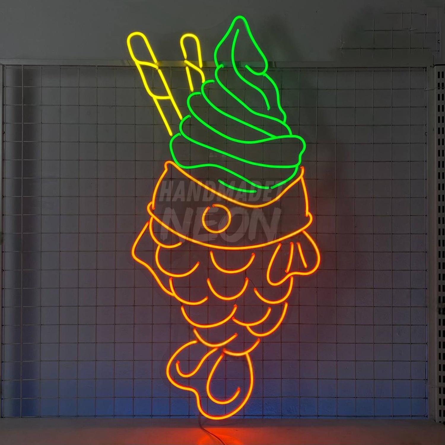 Matcha Taiyaki Neon Wall Sign | Shineneon
