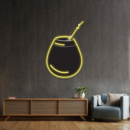 Mate Black Artwork Neon Wall Signs - Shineneon