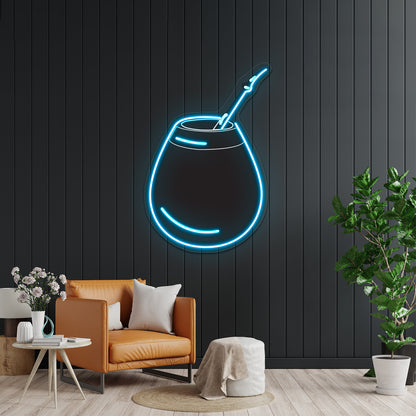 Mate Black Artwork Neon Wall Signs